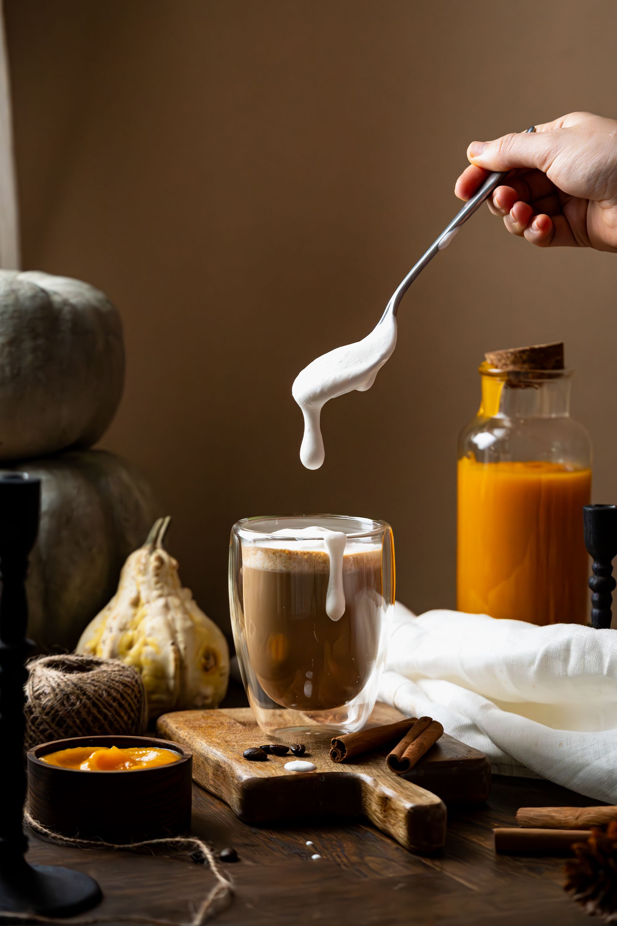 Pumpkin Spice Latte (cu sau fără cafea)