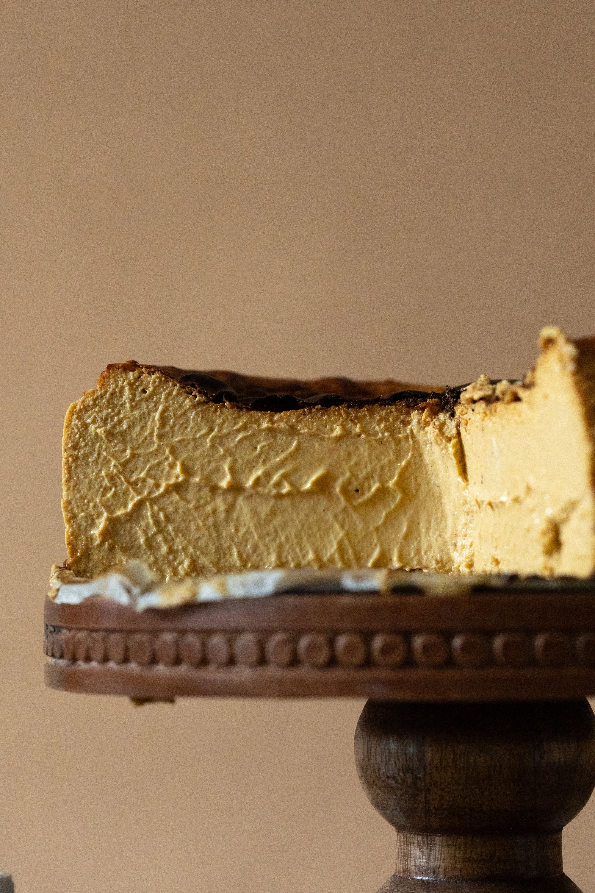 Basque Cheesecake cu dovleac copt