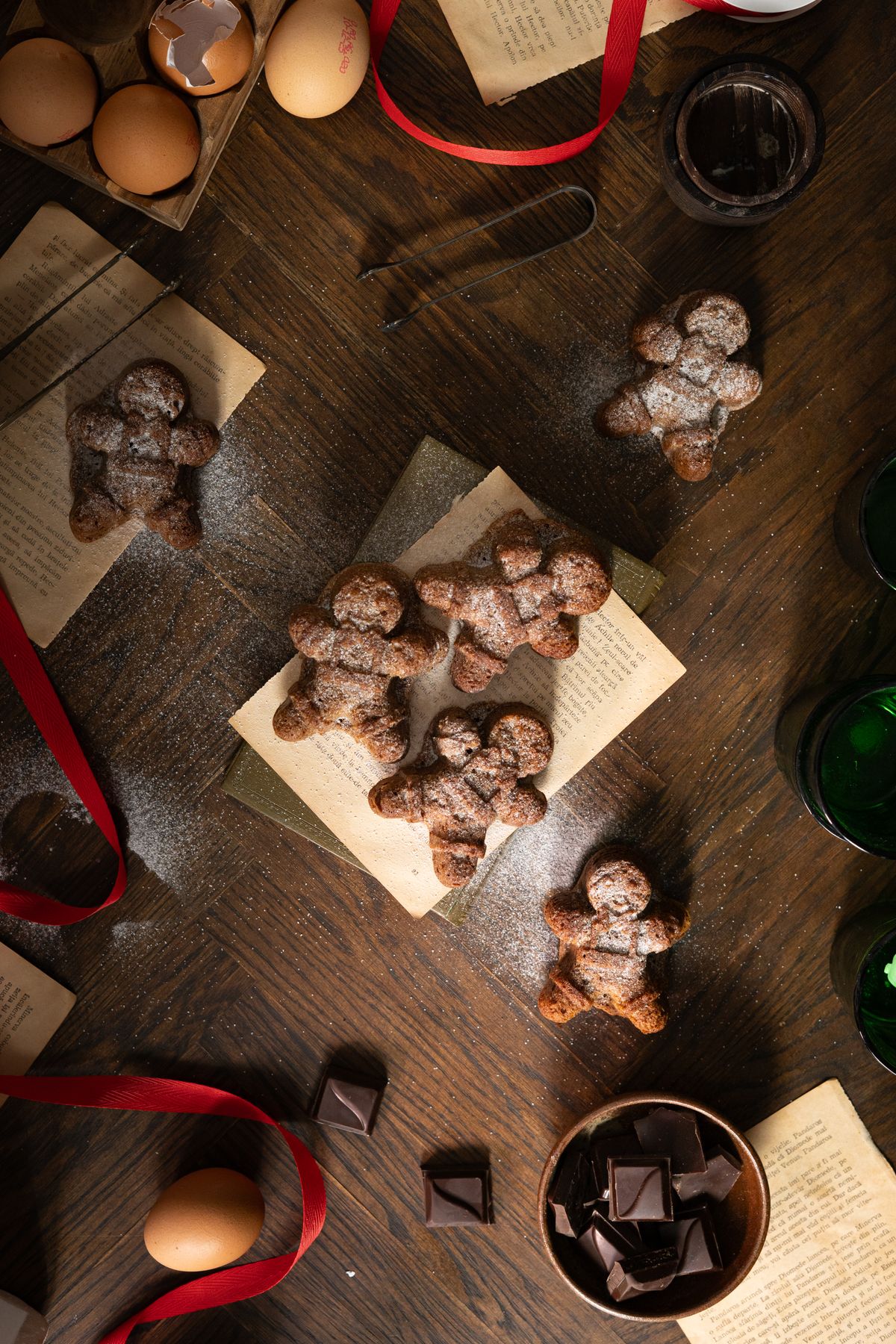 Mini prăjiturele cu aromă de turtă dulce