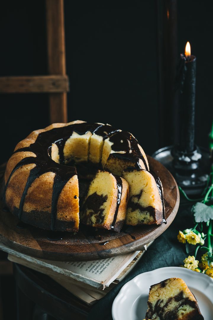 Bundt cu cacao si vanilie