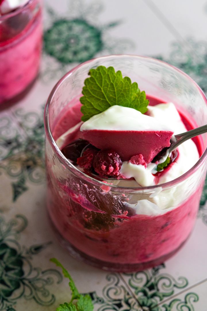 Panna Cotta cu Visine