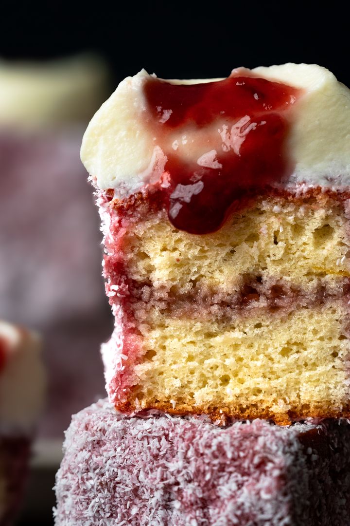 Prăjiturele Lamingtons