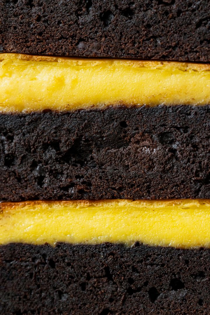 Brownie & Pastel de Nata Bars