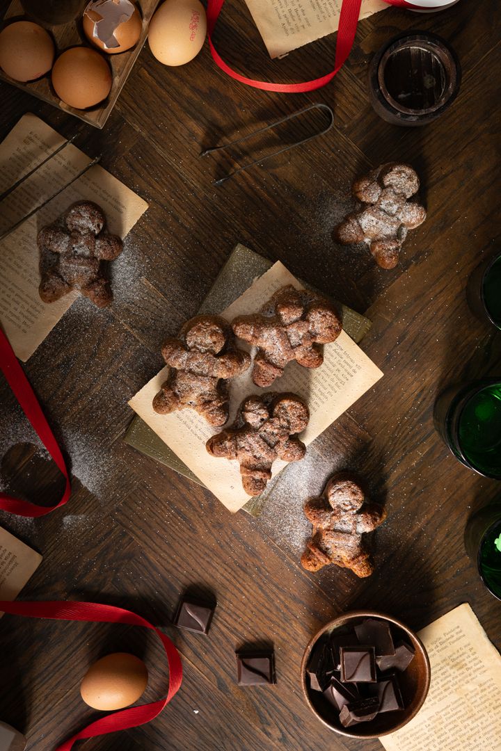 Mini prăjiturele cu aromă de turtă dulce