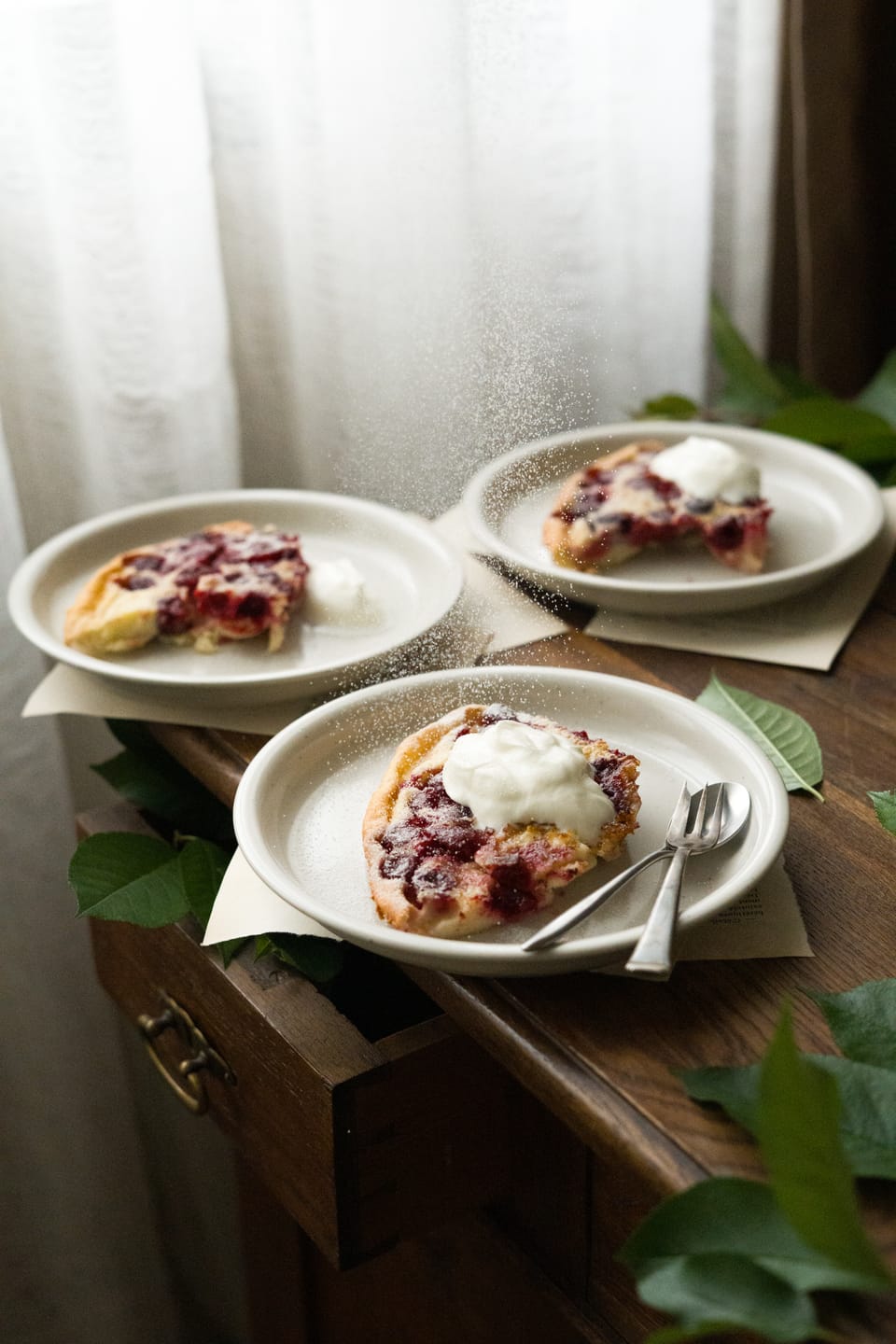 Clafoutis cu vișine